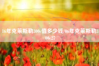 16年克莱斯勒300c值多少钱/06年克莱斯勒300c27