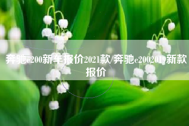 奔驰e200新车报价2021款/奔驰e2002019新款报价 奔驰e200新车报价2021款/奔驰e2002019新款报价