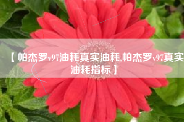 【帕杰罗v97油耗真实油耗,帕杰罗v97真实油耗指标】 【帕杰罗v97油耗真实油耗,帕杰罗v97真实油耗指标】