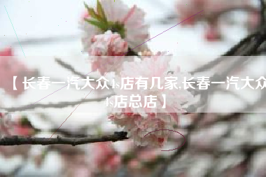 【长春一汽大众4s店有几家,长春一汽大众4s店总店】