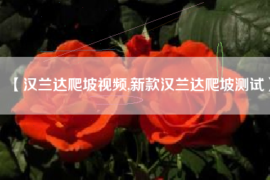 【汉兰达爬坡视频,新款汉兰达爬坡测试】