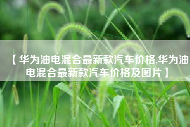 【华为油电混合最新款汽车价格,华为油电混合最新款汽车价格及图片】 【华为油电混合最新款汽车价格,华为油电混合最新款汽车价格及图片】