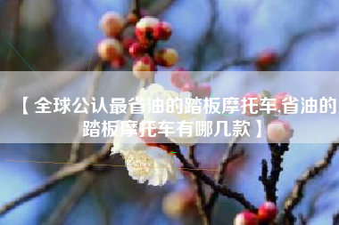 【全球公认最省油的踏板摩托车,省油的踏板摩托车有哪几款】 【全球公认最省油的踏板摩托车,省油的踏板摩托车有哪几款】